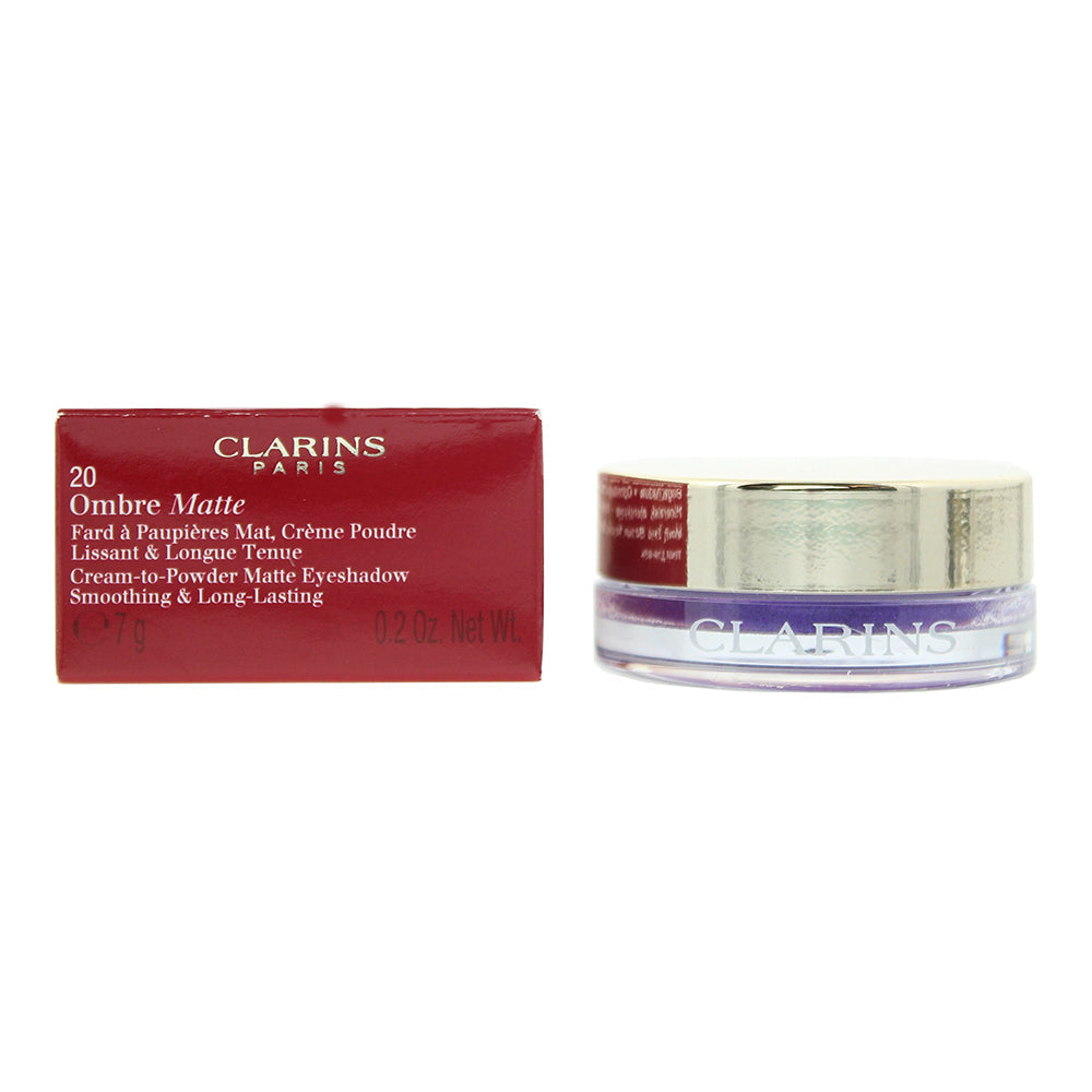 Clarins Ombre Matte Cream-To-Powder 20 Ultra Violet Eye Shadow 7g