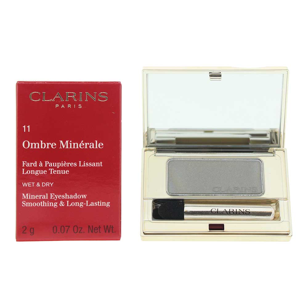 Clarins Ombre Minérale Smoothing Long-Lasting 11 Silver Green Cosmetics 2g