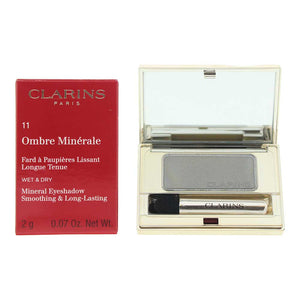 Clarins Ombre Minérale Smoothing Long-Lasting 11 Silver Green Cosmetics 2g