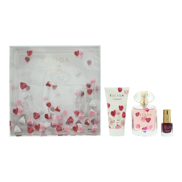 Escada Celebrate N.O.W. Eau de Parfum 3 Pieces Gift Set