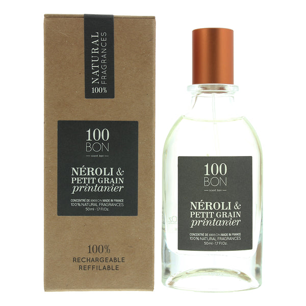 100 Bon Néroli Petit Grain Printanier Concentré Refillable Eau De Parfum 50ml