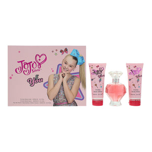 JoJo Siwa Be You Eau de Parfum 3 Pieces Gift Set : Eau de Parfum 100ml - Body Wa