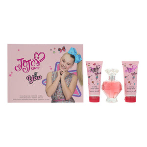 JoJo Siwa Be You Eau de Parfum 3 Pieces Gift Set : Eau de Parfum 100ml - Body Wa