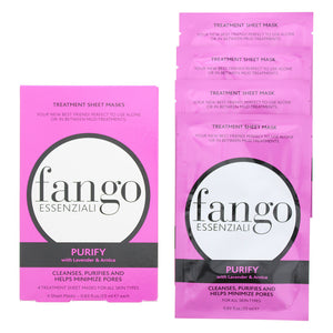 Borghese Fango Essenziali Purify Treatment Sheet Mask 4 X 25ml