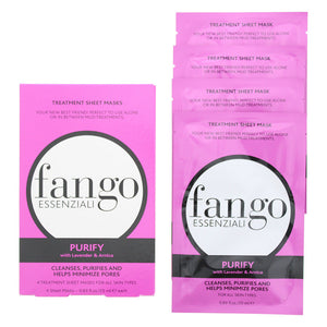 Borghese Fango Essenziali Purify Treatment Sheet Mask 4 X 25ml