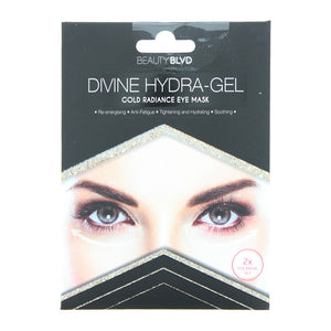 Beauty Blvd Divine Hydra-Gel Gold Radiance Eye Mask 2Pc