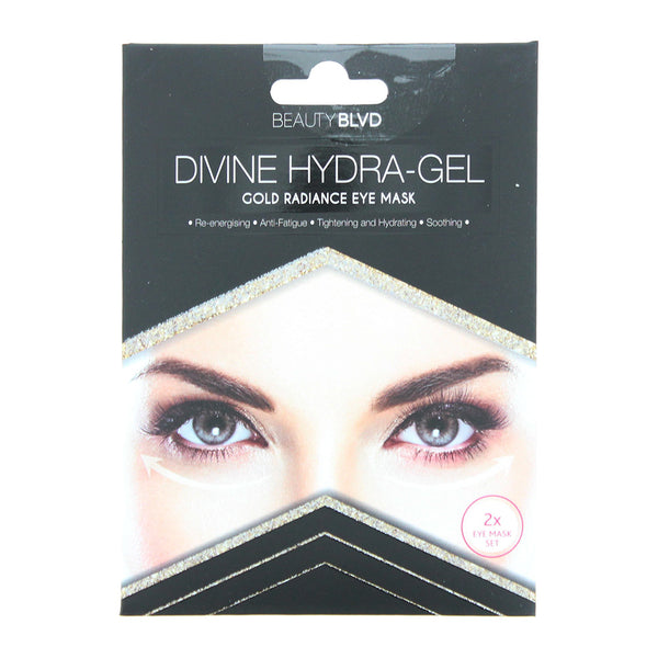 Beauty Blvd Divine Hydra-Gel Gold Radiance Eye Mask 2Pc