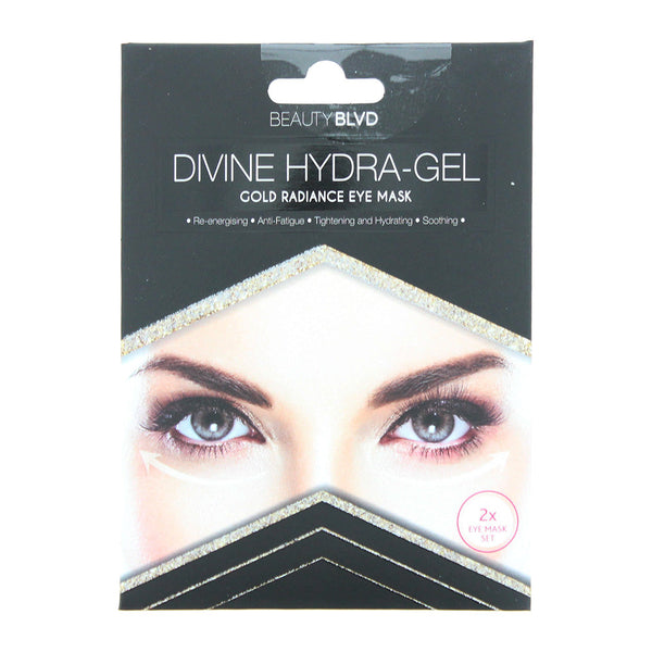 Beauty Blvd Divine Hydra-Gel Gold Radiance Eye Mask 2Pc