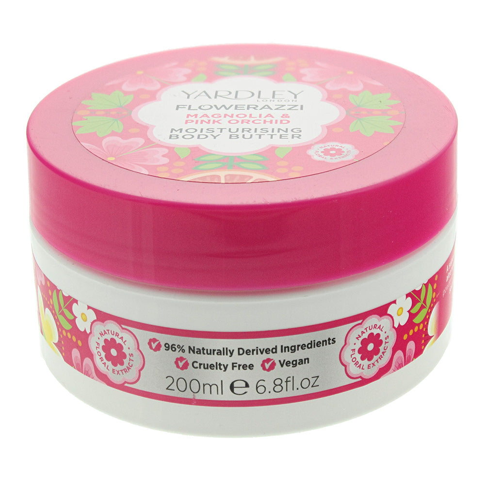 Yardley Flowerazzi Magnolia Pink Orchid Body Butter 200ml