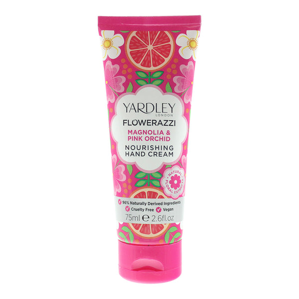 Yardley Flowerazzi Magnolia Pink Orchid Hand Cream 75ml