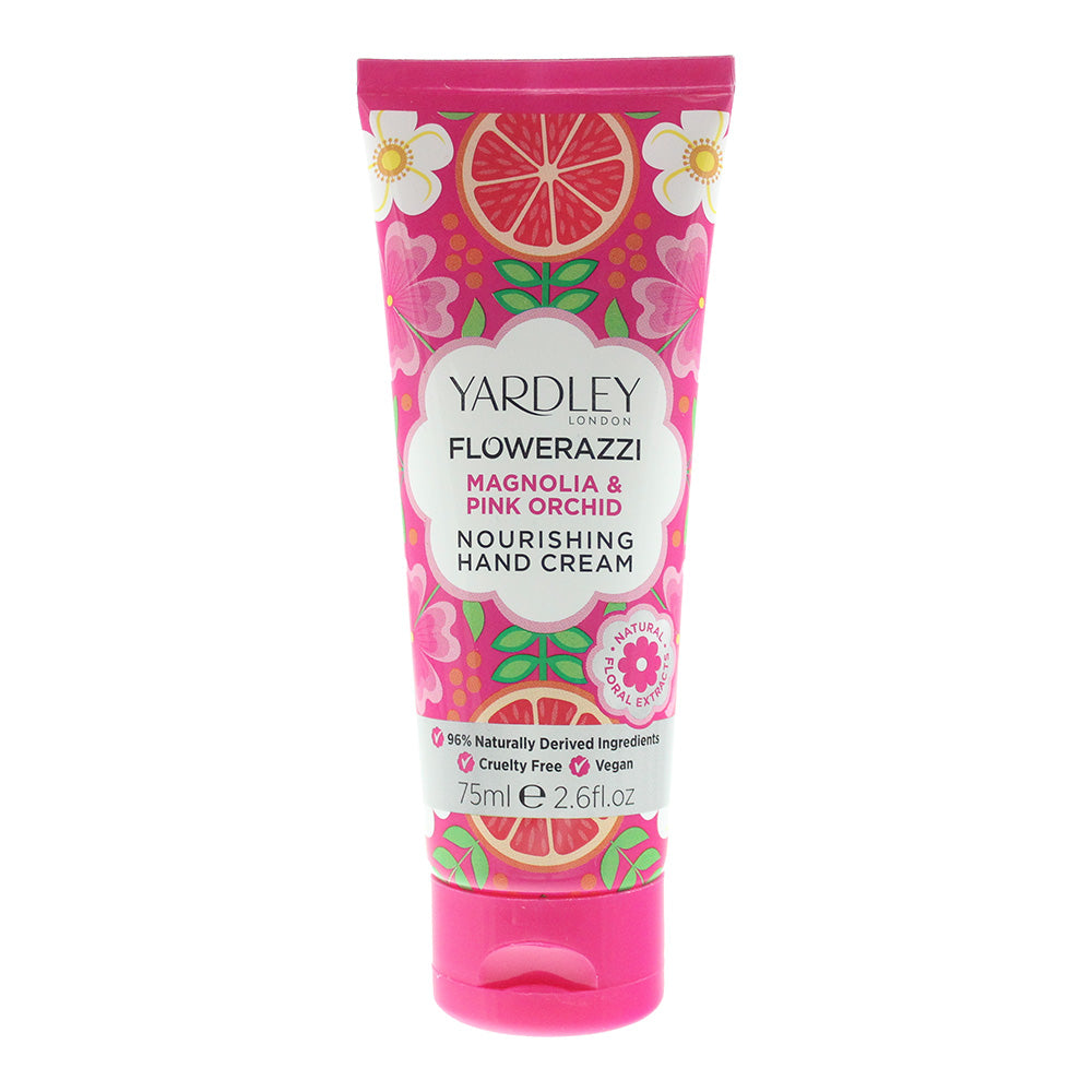 Yardley Flowerazzi Magnolia Pink Orchid Hand Cream 75ml