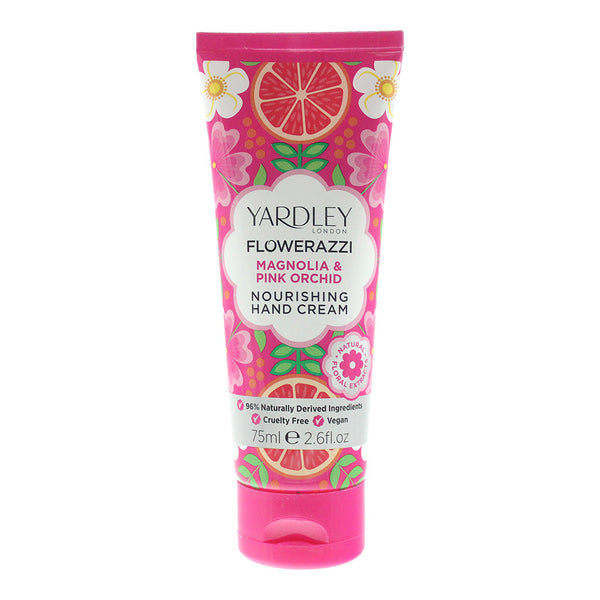 Yardley Flowerazzi Magnolia Pink Orchid Hand Cream 75ml