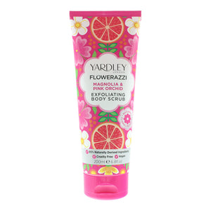 Yardley Flowerazzi Magnolia Pink Orchid Body Scrub 200ml