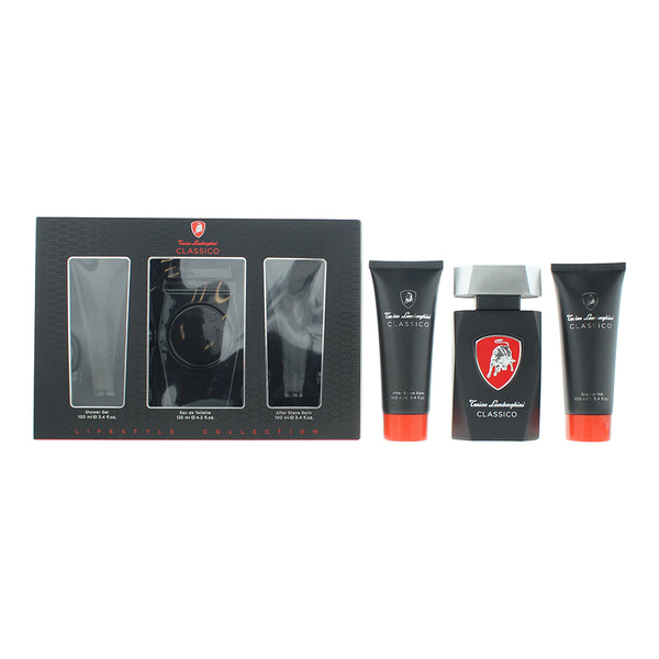 Tonino Lamborghini Classico 3 Piece Gift Set: Eau de Toilette 125ml - Shower Gel