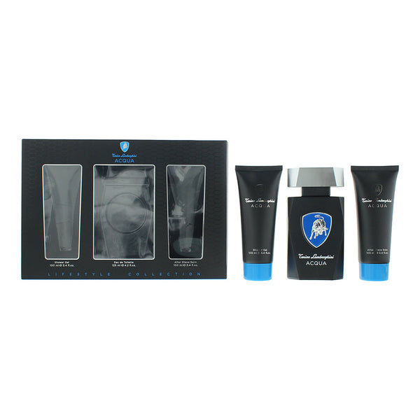 Tonino Lamborghini Acqua 3 Piece Gift Set: Eau de Toilette 125ml - Shower Gel 10