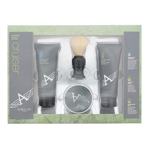 Aubusson Paris Cruiser 4 Piece Gift Set: Aftershave Balm 100ml - Cleansers 100ml