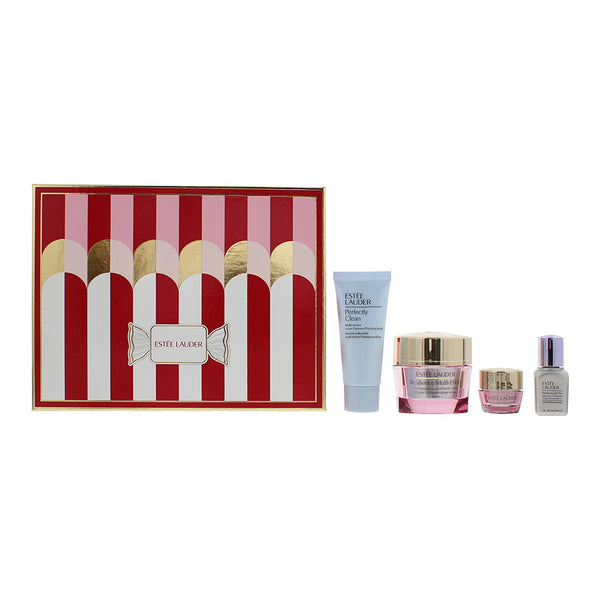 Estée Lauder Firm + Glow Skincare Delights 4 Piece Gift Set: Treatment 15ml - Face And Neck Cream 50ml - Eye Cream 5ml - Foam Cleansers 30ml