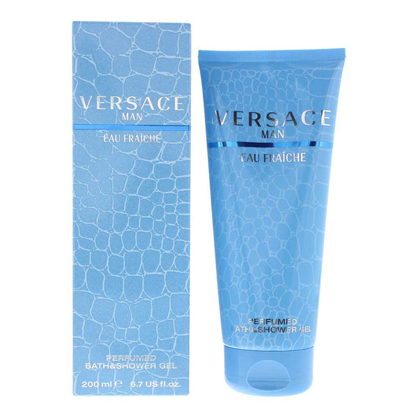 Versace Man Eau Fraiche Perfumed Bath Shower Gel 200ml