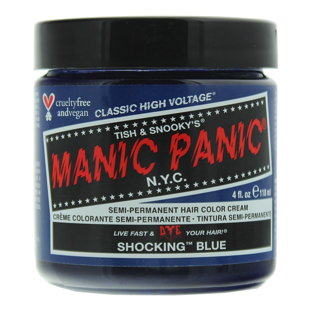 Manic Panic Classic High Voltage Shocking Blue Semi-Permanent Hair Color Cream 1
