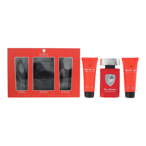 Tonino Lamborghini Sportivo 3 Piece Gift Set: Eau de Toilette 125ml - Shower Gel