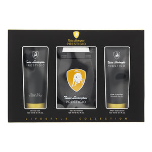 Tonino Lamborghini Prestigio 3 Piece Gift Set: Eau de Toilette 125ml - Shower Ge