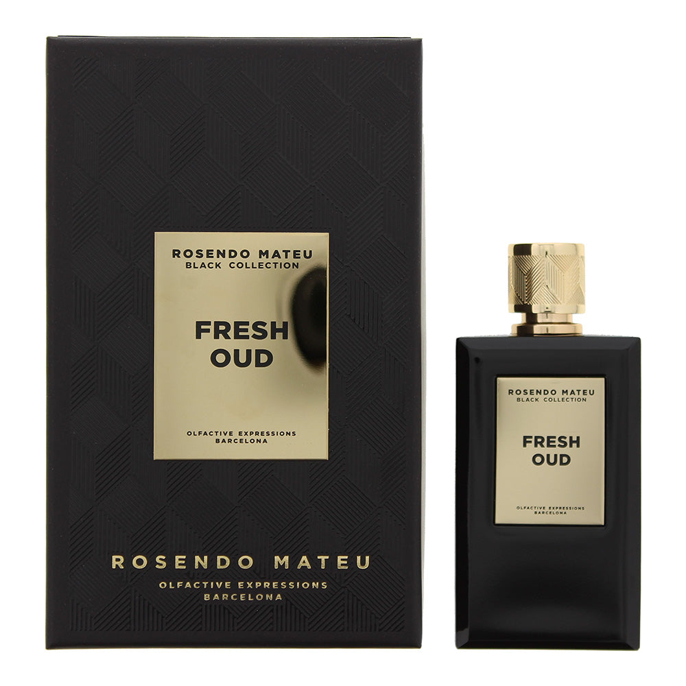 Rosendo Mateu Olfactive Expressions Barcelona Black Collection Fresh Oud Eau de Parfum 100ml