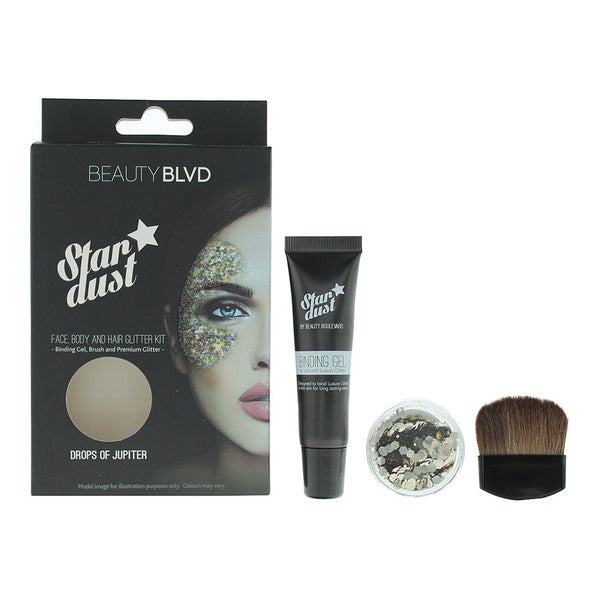 Beauty Blvd Stardust Drops Of Jupiter Face, Body And Hair Glitter Kit - Glitter