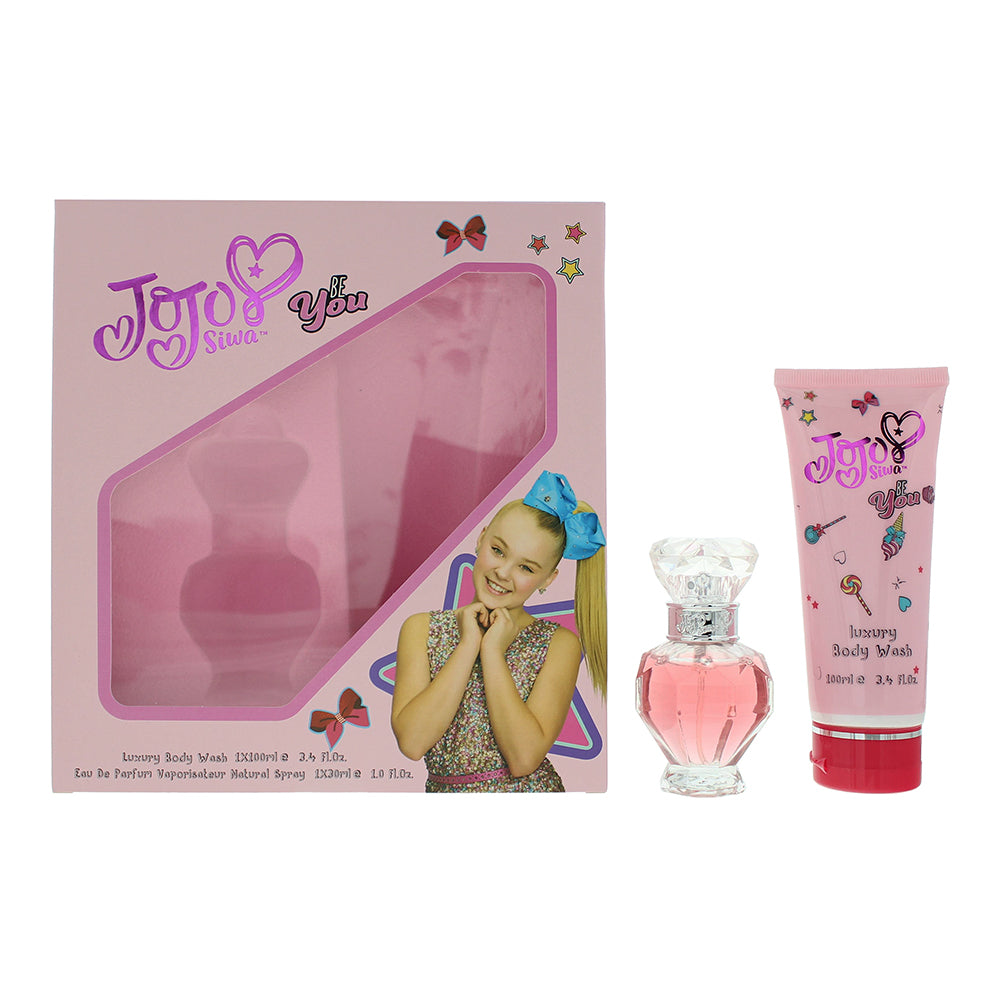Jojo Siwa Be You 2 Piece Gift Set: Eau de Parfum 30ml - Luxury Shower Gel 100ml