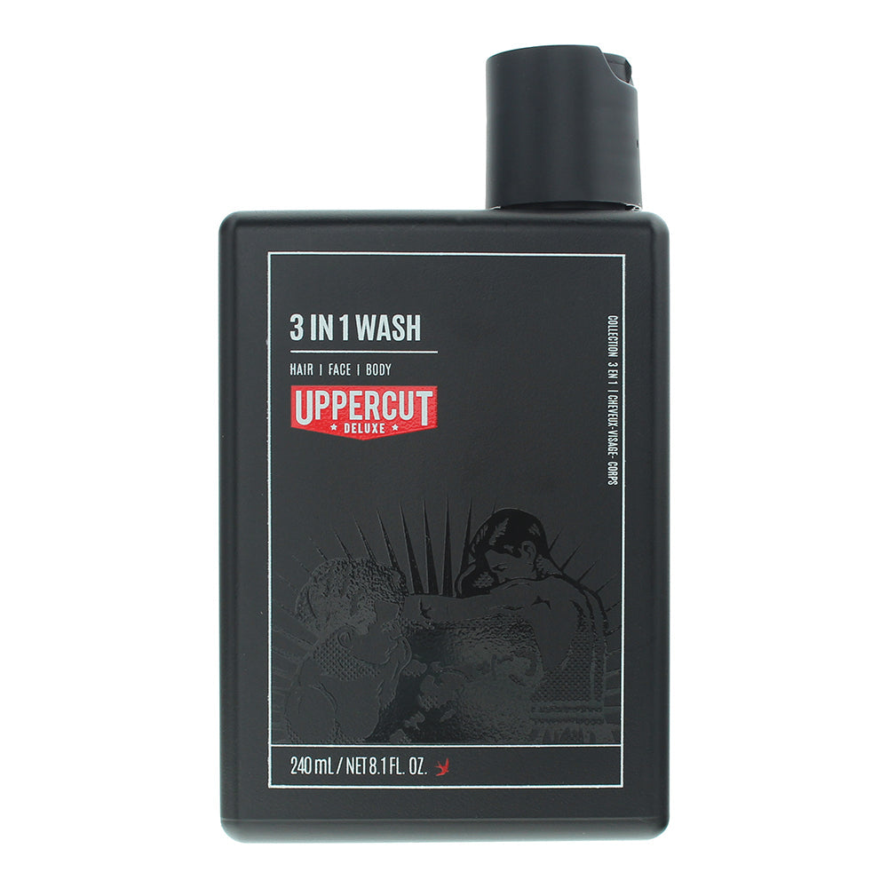 Uppercut Deluxe 3 In 1 Hair- Face - Shower Gel 240ml