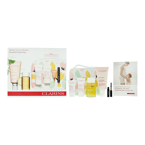 Clarins Beautiful Beginnings Maternity Bag 6 Piece Gift Set