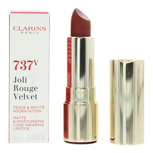 Clarins Joli Rouge Velvet 737V Spicy Cinnamon Lipstick 3.5g