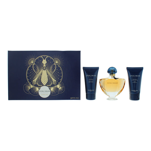 Guerlain Shalimar 3 Piece Gift Set: Eau de Parfum 50ml - Body Lotion 75ml - Shower Gel 75ml