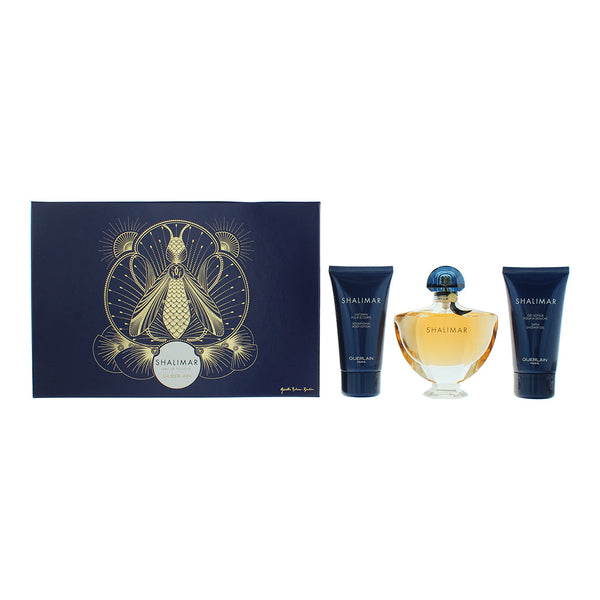 Guerlain Shalimar 3 Piece Gift Set: Eau de Parfum 50ml - Body Lotion 75ml - Shower Gel 75ml