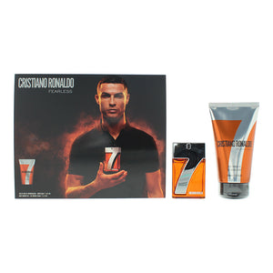 Cristiano Ronaldo CR7 Fearless 2 Piece Gift Set: Eau de Toilette 30ml - Shower G