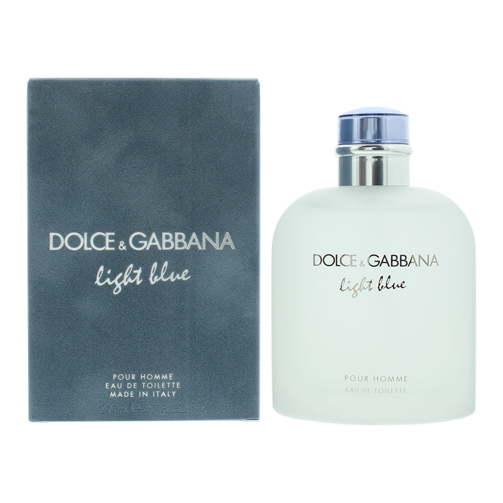Dolce Gabbana Light Blue Pour Homme Eau de Toilette 200ml