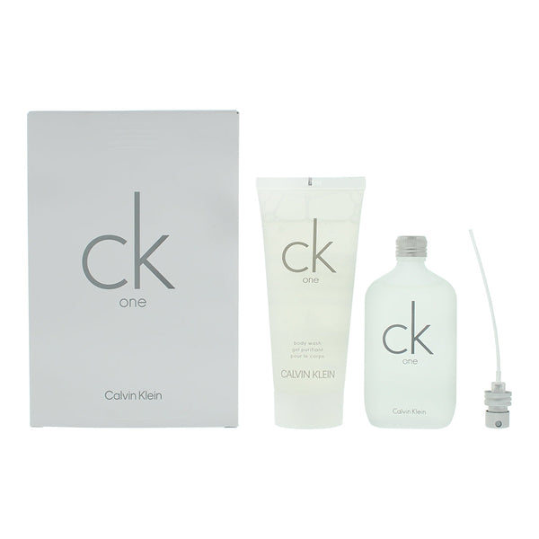 Calvin Klein CK One 2 Piece Gift Set: Eau De Toilette 50ml - Shower Gel 100ml
