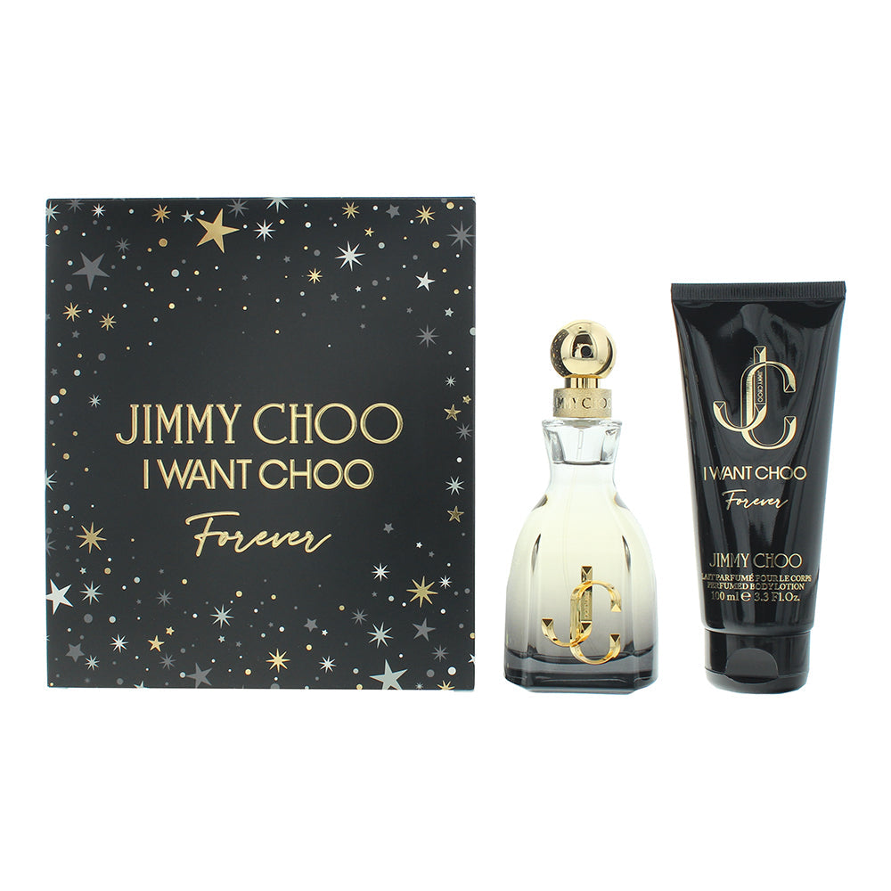 Jimmy Choo I Want Choo Forever 2 Piece Gift Set: Eau de Parfum 60ml - Body Lotio