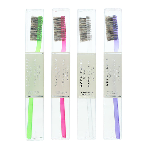 Acca Kappa Soft Badger Bristles Toothbrush