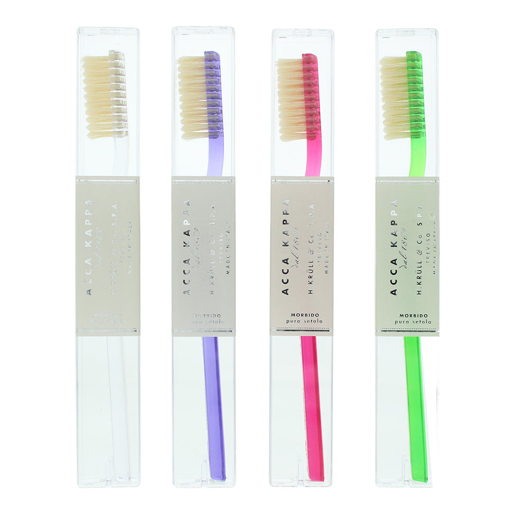 Acca Kappa Soft Natural Bristles Toothbrush