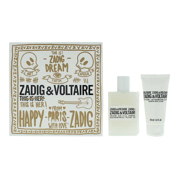 Zadig Voltaire This Is Her! 2 Piece Gift Set: Eau de Parfum 50ml - Body Lotion