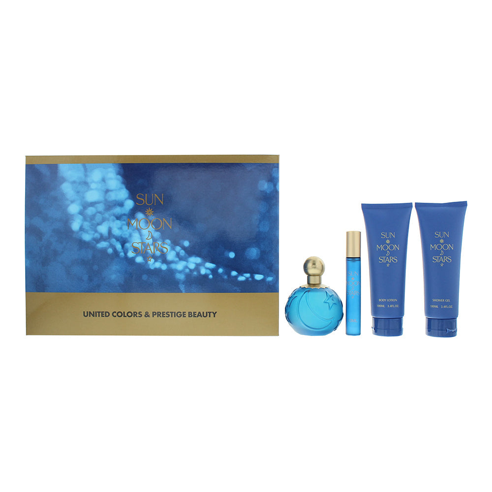 Sun Moon Stars By United Colors Prestige Beauty 4Piece Gift Set: Eau de Toilet