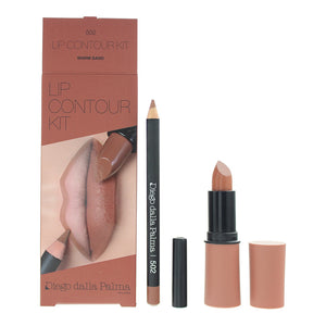 Diego Dalla Palma Lip Contour Kit Warm Sand 502 2 Piece Gift Set: Lipstick 4g -