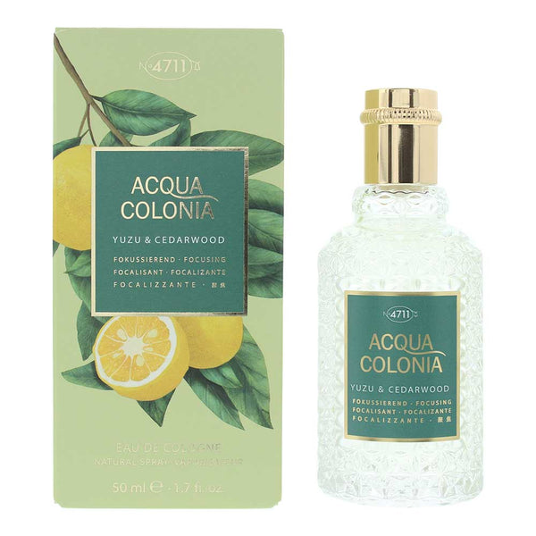4711 Acqua Colonia Yuzu Cedarwood Eau De Cologne 50ml