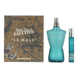Jean Paul Gaultier Le Male 2 Piece Gift Set: Eau de Toilette 125ml - Eau de Toil