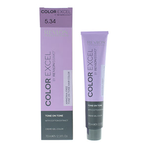 Revlon Revlonissimo Colorsmetique Color Excel 5.34 Light Golden Copper Brown Hair