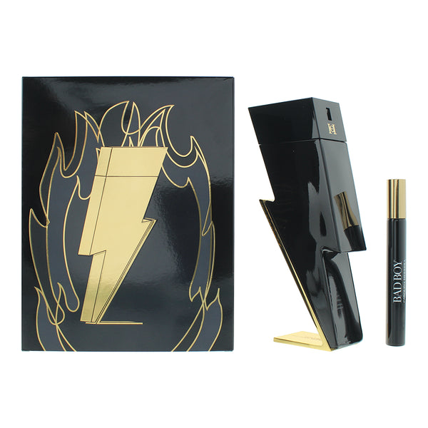 Carolina Herrera Bad Boy 2 Piece Gift Set: Eau De Toilette 100ml - Eau De Toilet