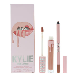Kylie By Kylie Jenner Matte 700 Bare 2 Piece Gift Set: Liquid Lipstick 3ml - Lip Liner