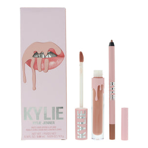 Kylie By Kylie Jenner Matte 700 Bare 2 Piece Gift Set: Liquid Lipstick 3ml - Lip Liner