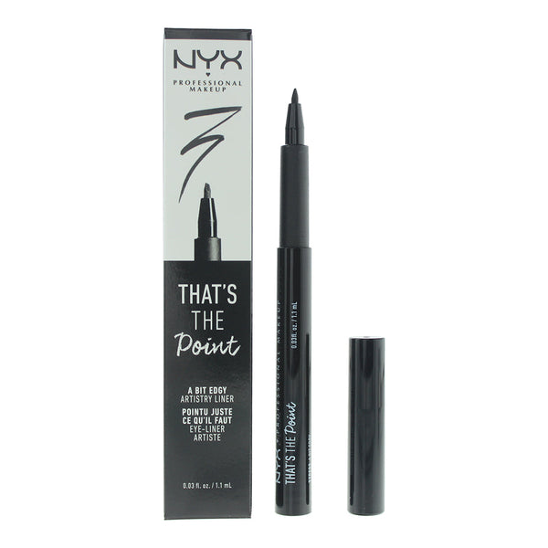 NYX Professional Makeup That's The Point A Bit Edgy Black Liquid Eyeliner 1.1ml