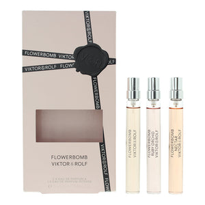 Viktor Rolf Flowerbomb 3 Piece Gift Set: Eau De Parfum Ruby Orchid 10ml - Eau De Parfum Nectar 10ml - Eau De Parfum 10ml